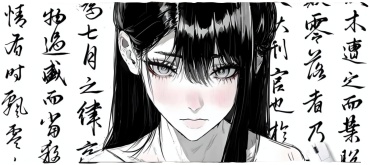 Anime Girl 1000x500x4 мм белый