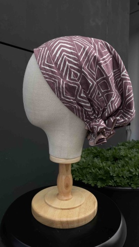 Чалма Turban style размер универсальный, коричневый