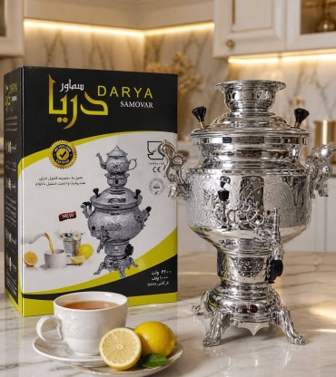 DARYA самовар Samo 6 л, нержавеющая сталь