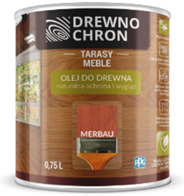 Drewno Chron масло Olej Do Drewna 0.75 л, тон мербау