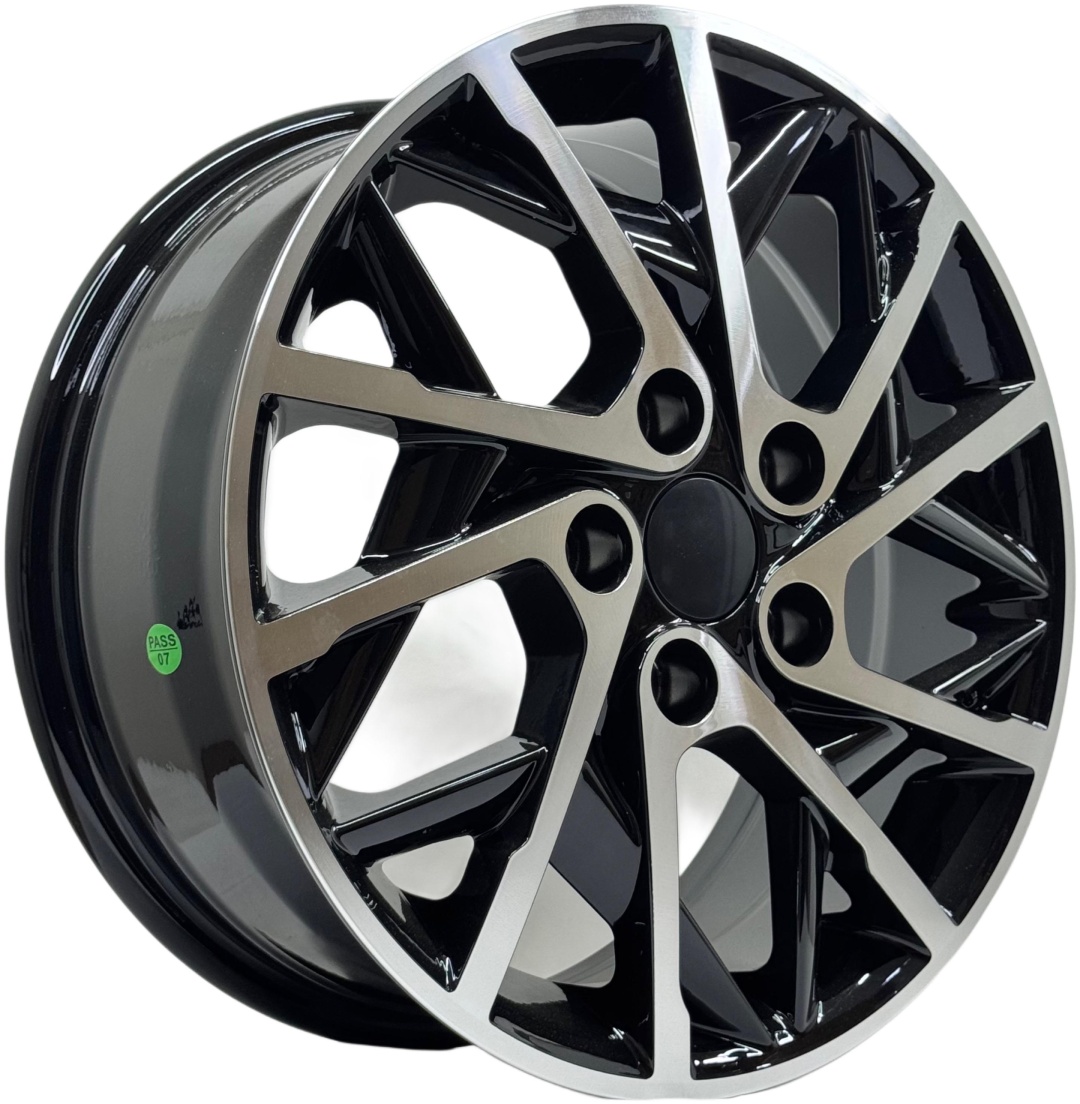 Yixing 486WW 6.5x16/5x114.3 D67.1 ET48 4 диска черный, серебристый