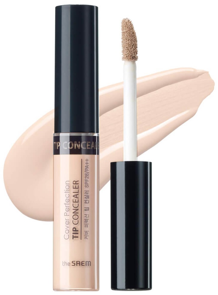 The Saem Cover Perfection Tip Concealer 01 Clear Beige консилер 01Clear Beige