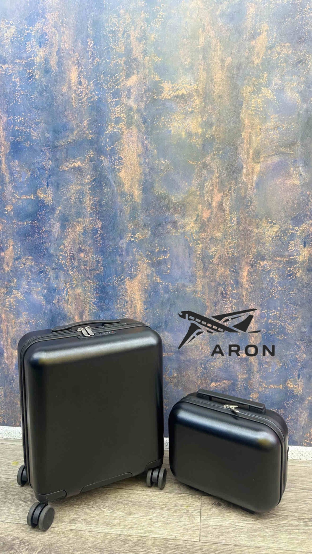 Чемодан ARON-006 ABS-пластик 40 л черный