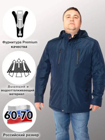 Демисезонная куртка синий