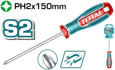 Total отвертка TSDPH2150 PH2х150 мм