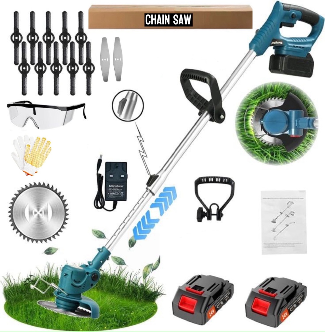 Триммер аккумуляторный Chain saw CHW-6, нож