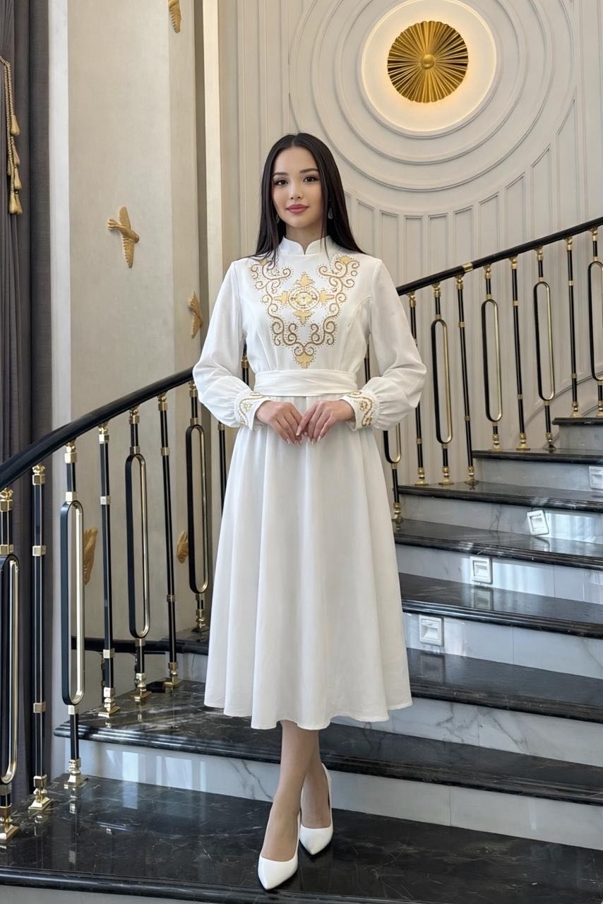 Национальный костюм Marzhan85 белый, бежевый