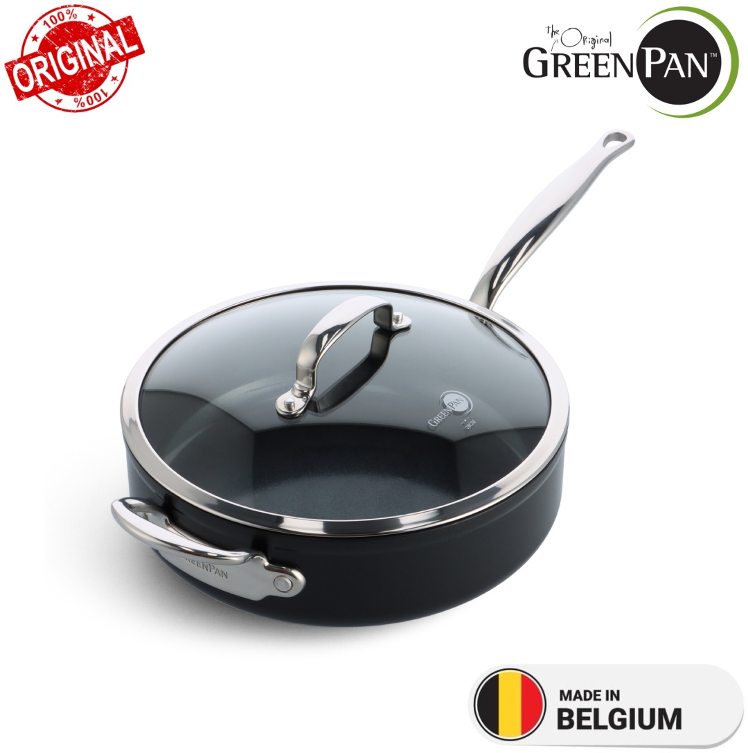 Сотейник 4.6 л, GREENPAN Barcelona Pro Ceramic 28 см сталь