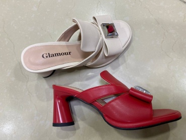 Сабо GLAMOUR красный