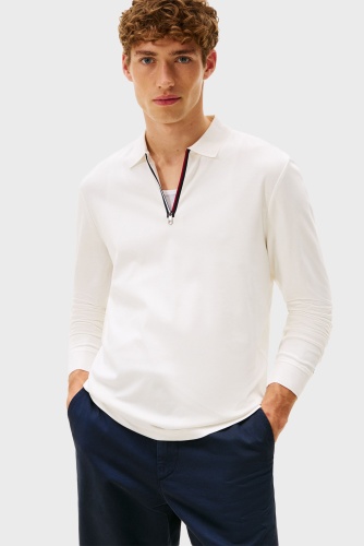 Поло Tommy Hilfiger белый