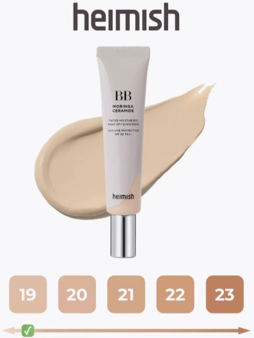 Heimish Moringa Ceramide SPF30 BB крем 19 Fair Beige 30 г