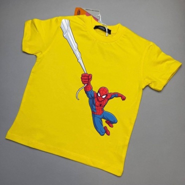 Футболка Spider-Man Alisu kids Человек паук желтый