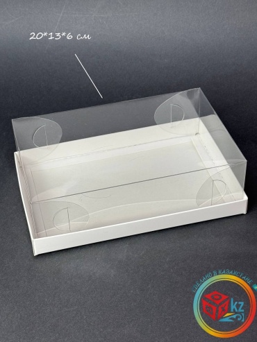 Коробка BOXKZ КП134-Б картон, пластик 20 см 10 шт