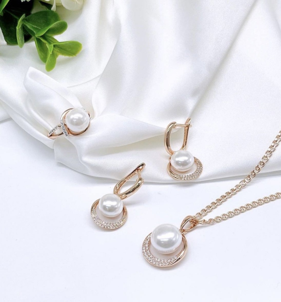 Xuping Jewelry медицинское золото, искусственный жемчуг