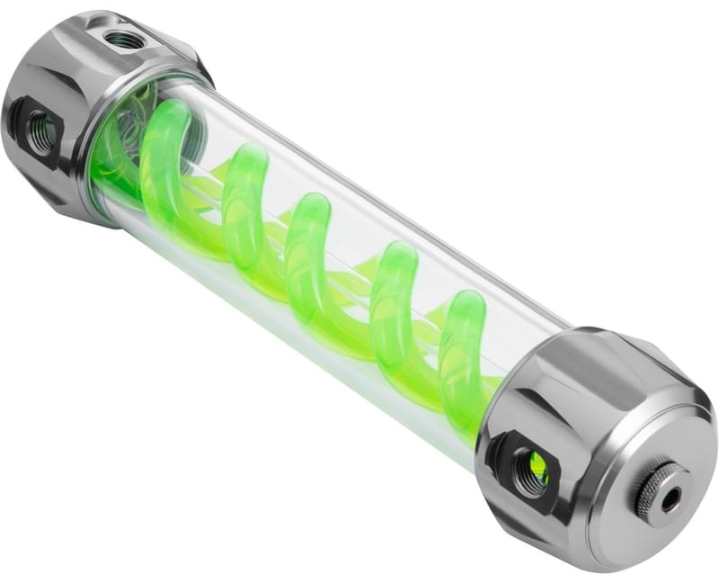 Резервуар BYKSKI Bykski B-FSIDNA-AGC-CT Green 260 мм серебристый