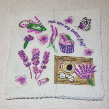 Полотенце Натали 30x30 см, микрофибра, 1 шт,