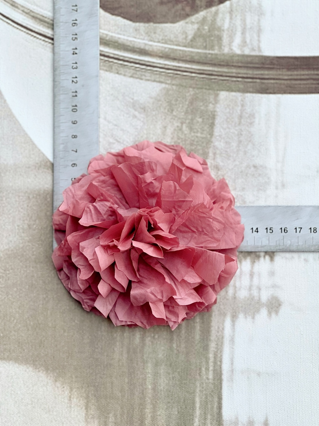 Накладка Strygina Peony Rose tone аксессуар для одежды темно-розовый