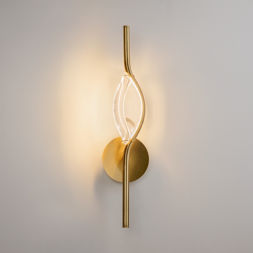 Бра настенный Maytoni LED, латунь