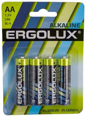 Батарейка AA Ergolux 4 шт