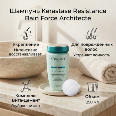 Kerastase Resistance Bain Force Architecte шампунь 250 мл