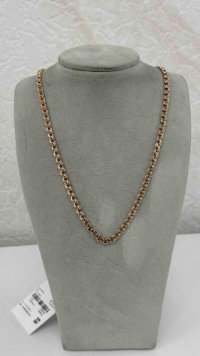 DIAMANT NOIR 483783385 длина 50 см, вес 6.65 г золото, плетение бисмарк