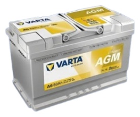 VARTA 580901080 AGM Dynamic 800A 80 Ач обратная