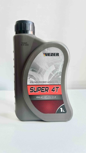 Полусинтетическое WEZZER SUPER 4T 10W-40 1 л