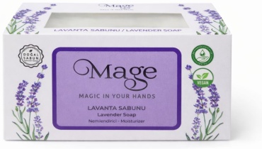 Кусковое мыло туалетное Mage Lavanda Sabunu 20 г по 8 шт