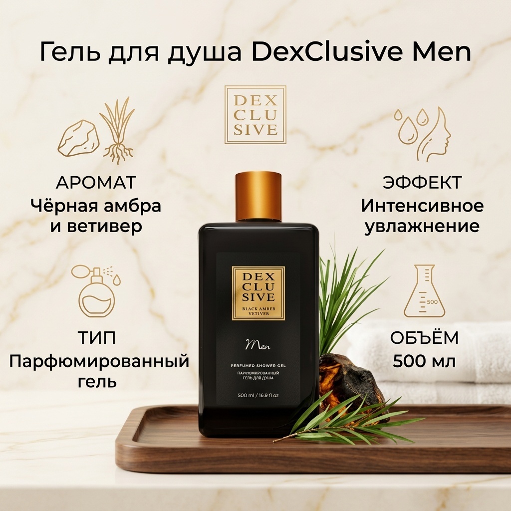 DexClusive Men гель 500 мл