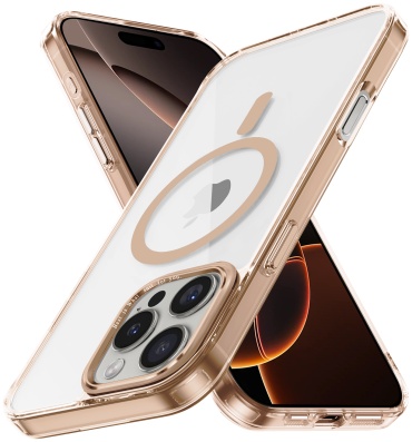 Чехол A-case для Apple iPhone 15 золотой