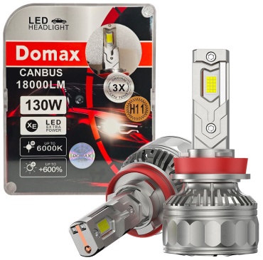 DOMAX 130w6000k светодиодная H3, 2 шт