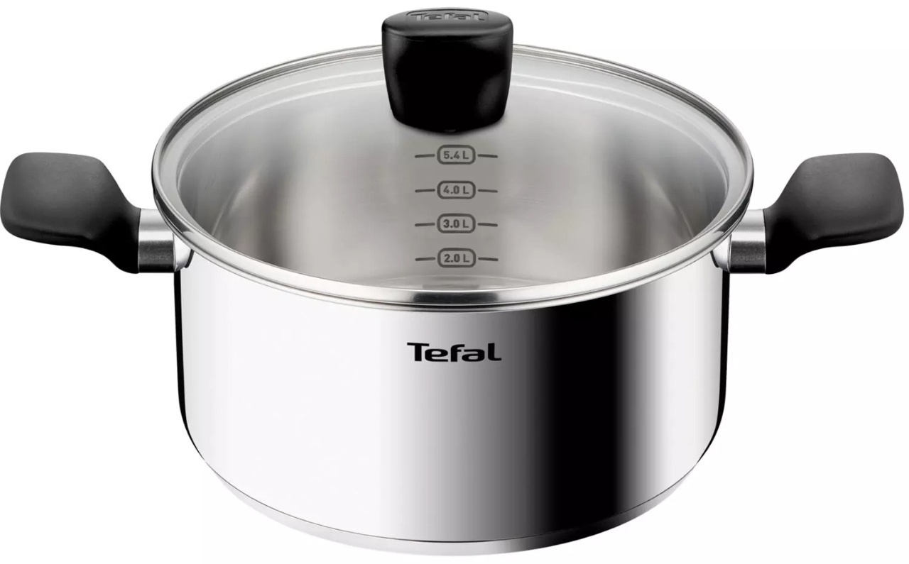 Кастрюля 5.4 л, Tefal G7644674 Confidence нержавеющая сталь