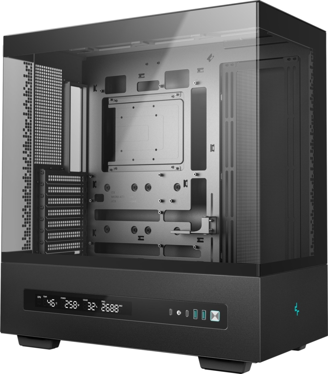 Корпус Deepcool CH690 Digita черный