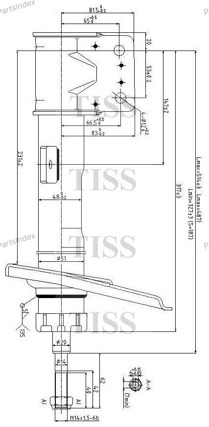 Амортизатор JD Амортизатор Подвески JAS0251