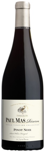 Вино Paul Mas Reserve Pinot Noir Saint Hilaire Vineyard IGP сухое красное 13.5% 0.75 л