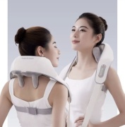 Массажер Массажер для шеи воротник вибрационный, разминающий, раскатывающий, роликовый