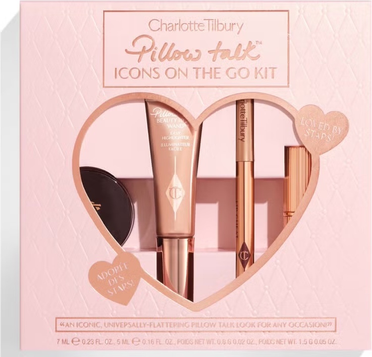 Charlotte Tilbury Pillow Talk Icons On The Go Set набор декоративной косметики для женщин
