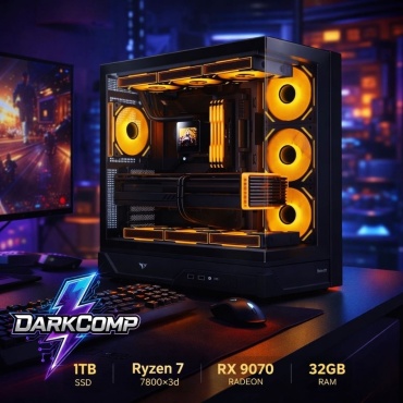 DARKCOMP R7 7800X3D / RX 9070 16 Гб / 32 Гб / SSD 1000 Гб / Win 11 Pro