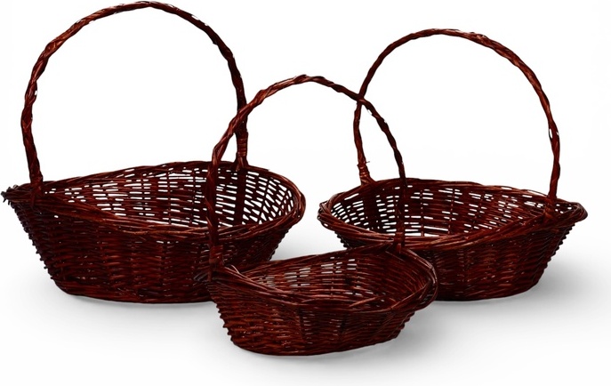 Greengo корзина универсальная 40x27x13 см, дерево