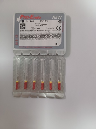Pro-Endo файл эндодонтический 437606 6 шт
