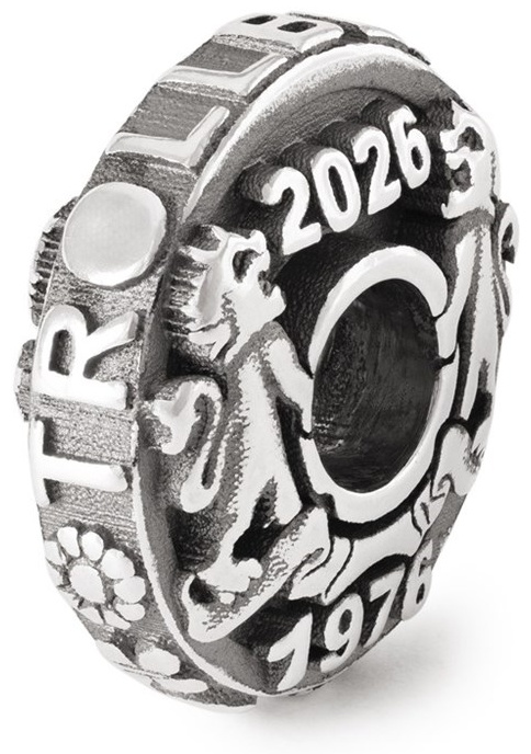 Шарм Trollbeads TAGBE-60016 вес 4.73 г серебро, без вставок