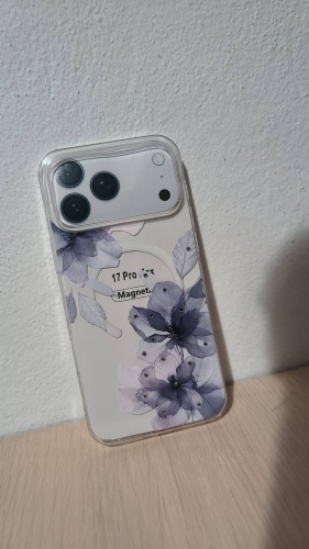 Чехол ES-LFLINE для Apple iPhone 17 Pro Max прозрачный