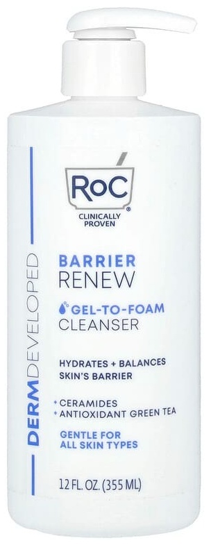 RoC Barrier Renew, гель-пенка для умывания, 355 мл гель-пенка 355 мл