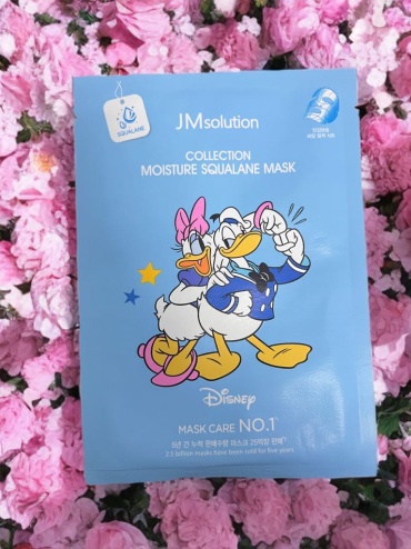 Маска для лица JM Solution тканевая Увлажняющая маска с скваланом «Disney Donald & Daisy» 1 шт