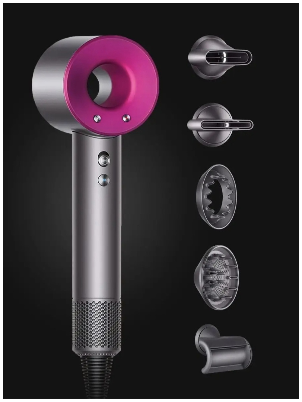 Super hait dryer фен красный, фиолетовый, розовый