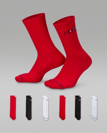 Носки Jordan 6 пар мультиколор M