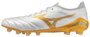 Бутсы Mizuno белый, золотистый