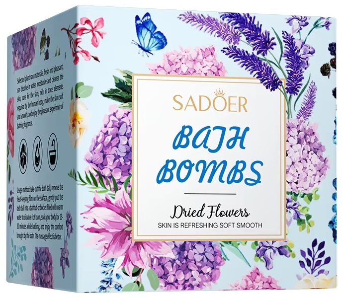 SADOER Explosion Bath Salt Ball Lavender Fragrance бомбочка 100 г