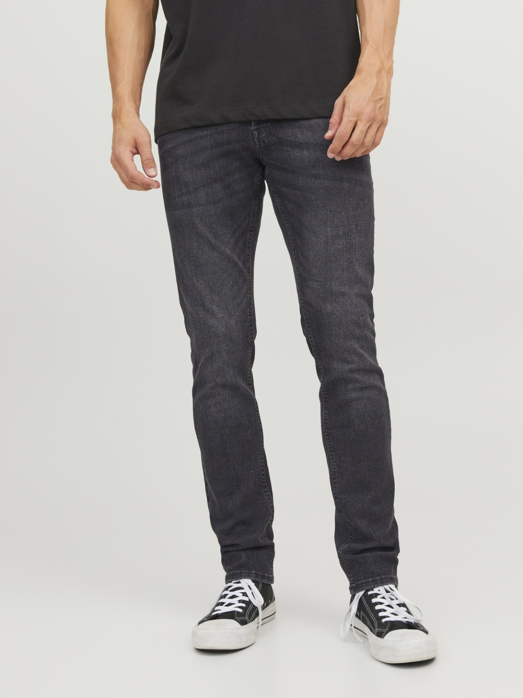 Джинсы зауженные Jack&Jones черный