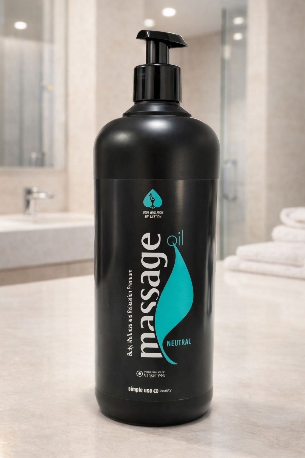 Simple Use Beauty Massage Oil Odorless масло для тела 1000 мл